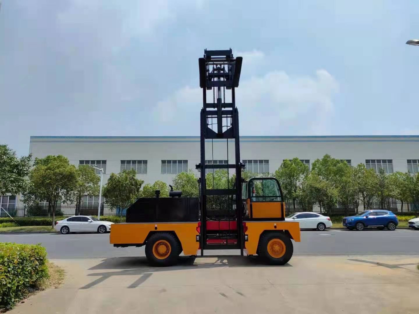 side loading forklift