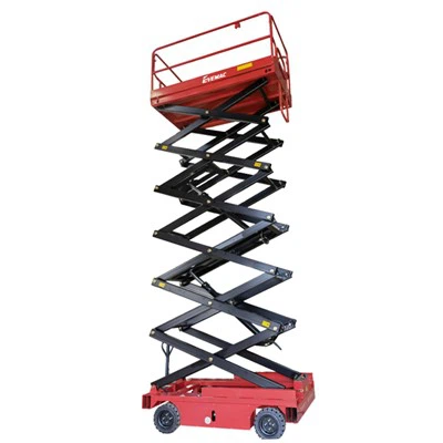 Piattaforma aerea da 8 m, 10 m e 14 m, piattaforma elevatrice elettrica mobile, piattaforma elevatrice mobile