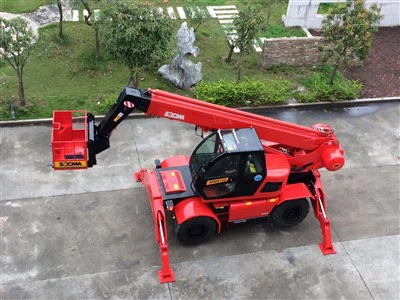 Sollevatore telescopico rotante SOCMA Vendita Sollevatore telescopico Rotatore da 360 gradi Sollevatore telescopico rotante 15 metri