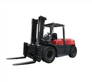 Movimentatore di materiale del carrello elevatore a forcale da 10 tonnellate per il porto del magazzino dell'azienda agricola di costruzione