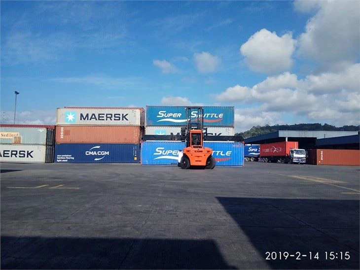 SOCMA 30t Forklift With Container Spreader
